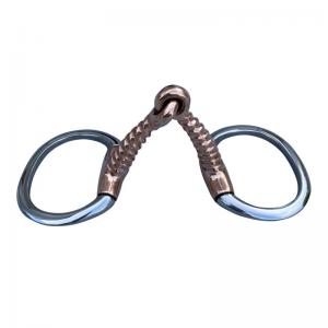 China Stainless Steel Equestrian Horse Bits with Polished Finish and Loose Ring Snaffle Design on sale