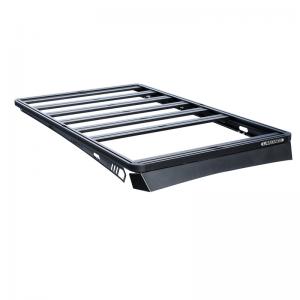 China Black Aluminum Alloy 4runner Luggage Roof Rack Roof Basket Ideal for Camping Activities on sale
