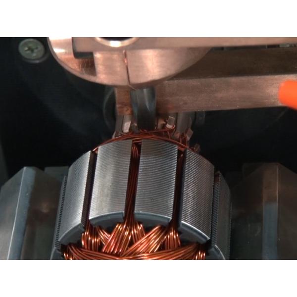 Welding The Copper Wire Commutator Hook Fusing Machinery / Machinery For Mixer Motor