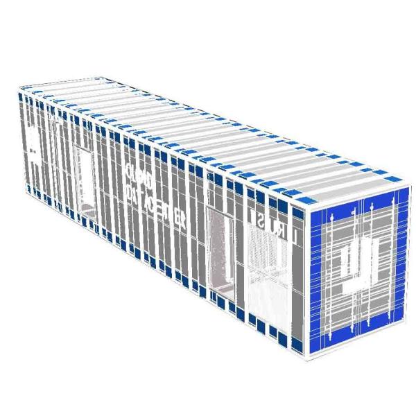 Buy 40 Ft Containerized Data Center Micromodule Computer Server Rooms Customized at wholesale prices