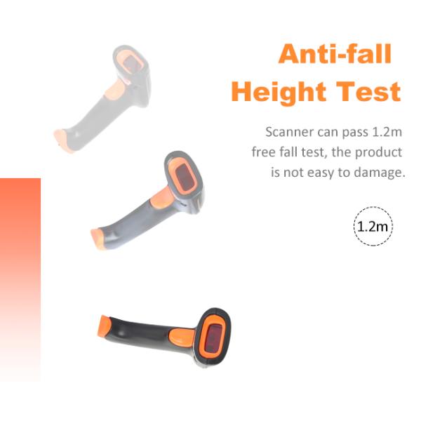 Compatible POS Barcode Scanner 1D High Speed 650nm Laser Handheld Scanner Gun