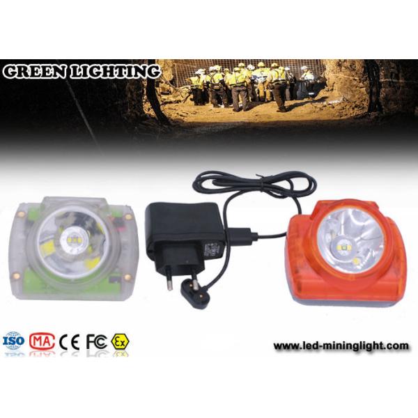 Safety Cordless Cap Lamp with Chargeable USB Charger , Msha Approved Coal Miner Headlamp