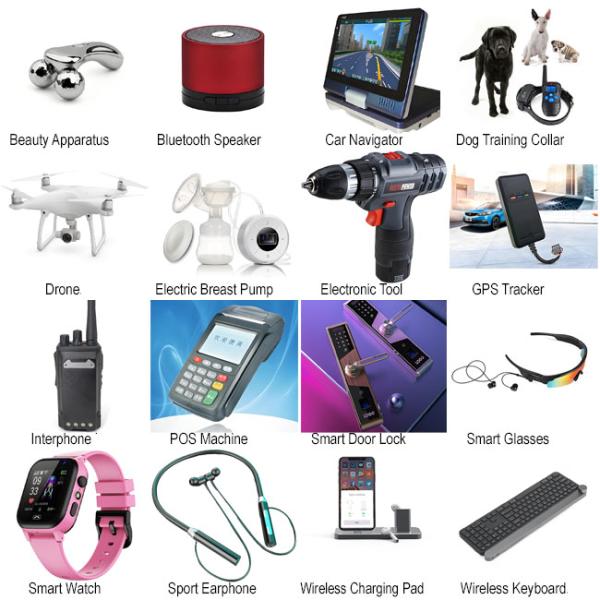 1200mAh Rechargeable Li-ion Polymer 3.7V Battery 103040 for Consumer Electronics