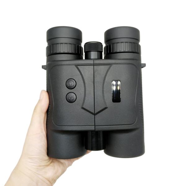 10x42 Rangefinder Binoculars Laser Distance Meter BAK4 Prism FMC Lens HD For Hunting