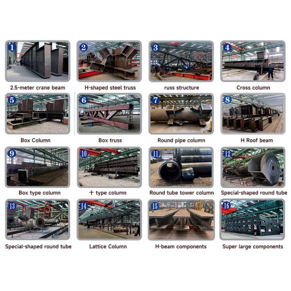 Steel structure production facility