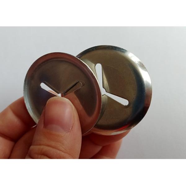 SS304 Round Type Speed Clips Washer For Fixing 3mm Insulation Weld Pins