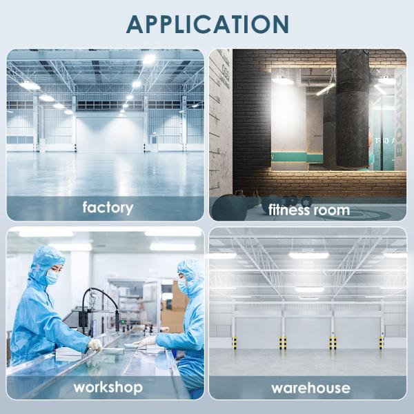 Linear LED High Bay Light With Motion Sensor 80-400W For Shop Factories Warehouse