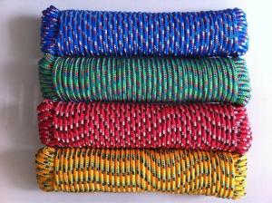 China Colored Diamond Braided Poly Rope on sale