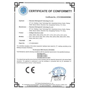 Shenzhen Shiningworth Technology Co., Ltd. Certifications