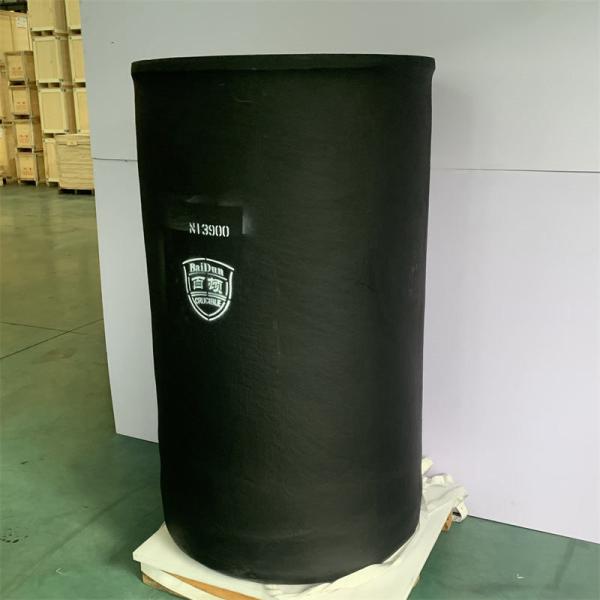 Smooth Surface Carborundum Crucible , Induction Heating Graphite Crucible
