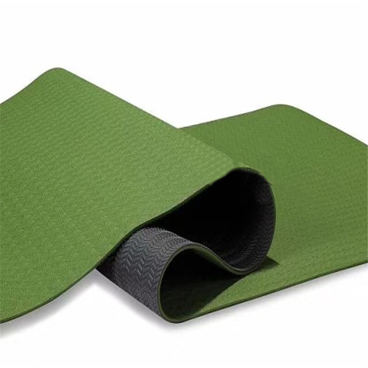 Double Sided Design Kids Gymnastics Mat / Yoga Mat Natural Rubber Material