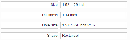 Elevator Rectangle Push Button with 45% ~ 90% Humidity / Elevator Spare Parts