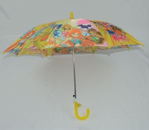 Quality Plastic Handle 19 Inch Kids Rain Umbrellas Custom Sublimation Full Printing for sale