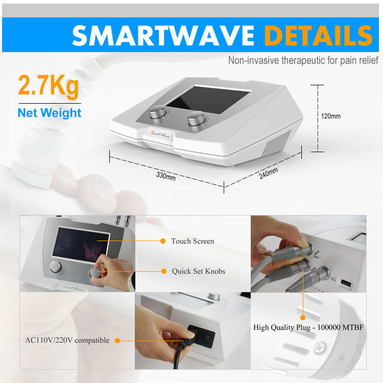 Radial / Ulnar Epicondylitis Portable Shock Therapy Machine BS-SWT2