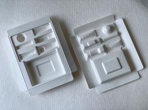 Quality ODM Dry Press Molded Pulp 1.0mm Cosmetic Packaging Insert for sale
