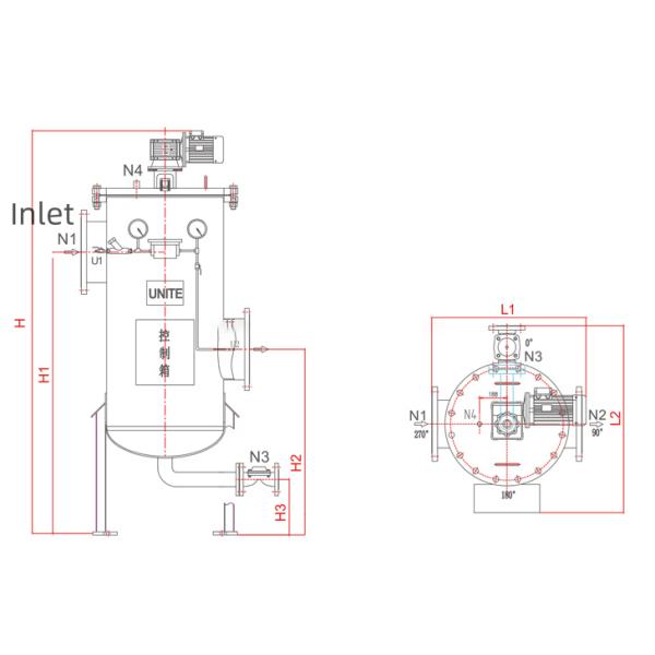 Brush Type Self-Cleaning Filter Stainless Self Clean Filter Automatic Self Cleaning Water Filter