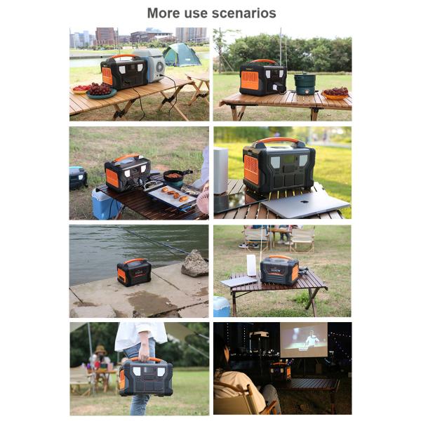 1000W Rechargeable Portable Power Station Home Backup Station Solar Generator With LCD