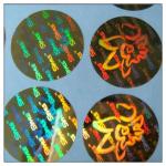 make holographic foil stickers with silver coating, custom high quality
