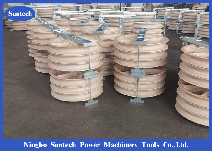 Transmission Line Helicopter Bundled Conductor Stringing Pulley Block