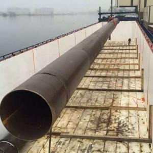 China Longitudinal Seam Welded API Line Pipe DIN 10037 For Gas Oil Natural Gas on sale
