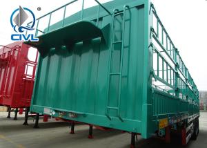 Quality CIMC 3 Axle 60 Ton Cargo Stake Box Van Semi Fence Trailer 13M Length for sale