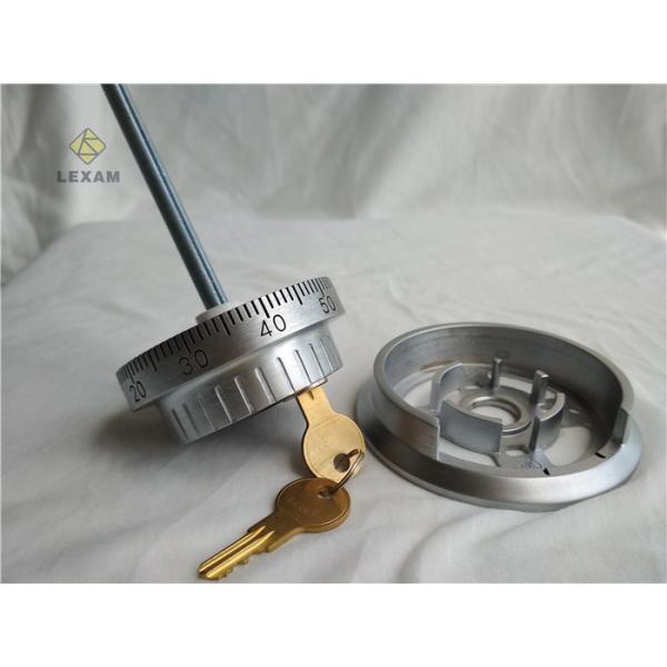 Vault Door Safe Lock Dial Fire Resistant , Lock Opening Tools Satin Chrome Plated