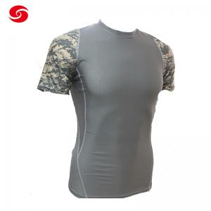 Quality Long Sleeves Lycra Rash Guard Military Tactical Shirt T Shirts For Man for sale