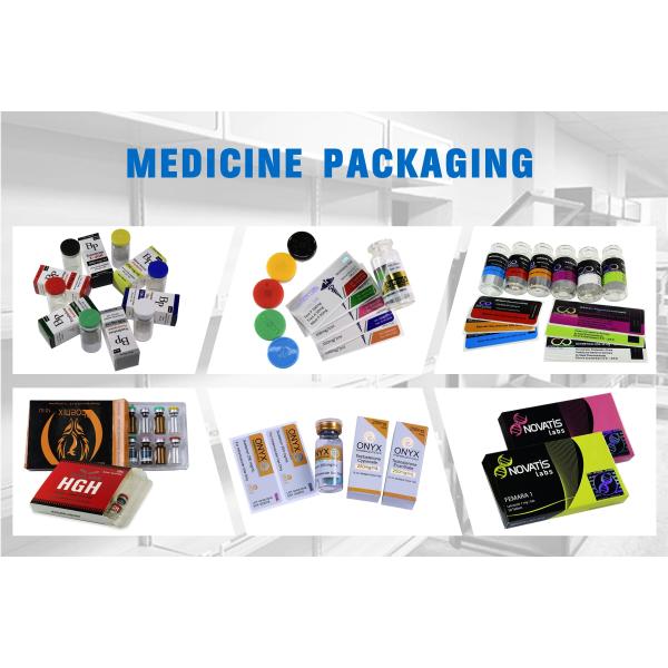 Laboratory Label Maker Glass Vial Labels For Testerone Propionate 10ml Bottle Labels