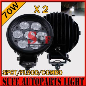 China 6'' 70w LED Driving Light 10-30v Offroad Light 4x4 tractor Driving Light For SUV ATV Light on sale
