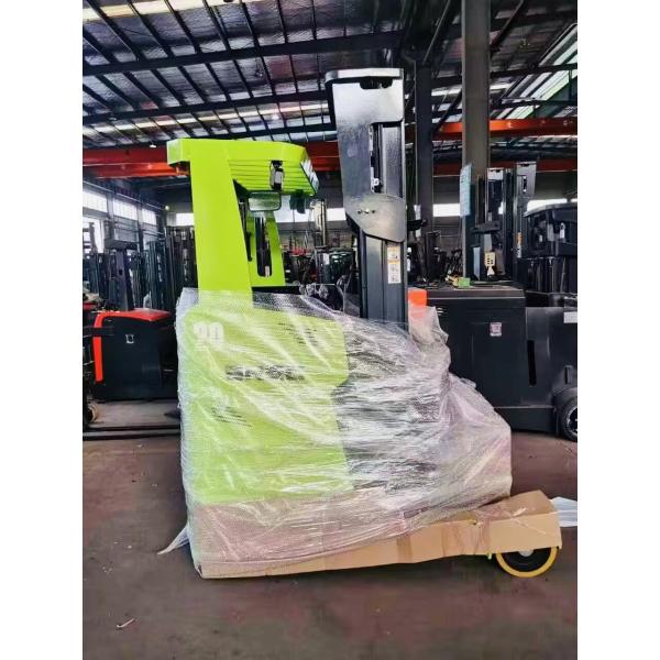 High Lifting Height 12m 2 Ton Reach Forklift with 122mm Fork Width AC Motor Powered