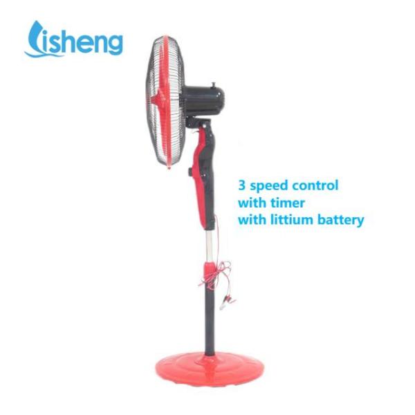 12v 16 Inch DC Powered Fans Remote Control Standing Floor Fan