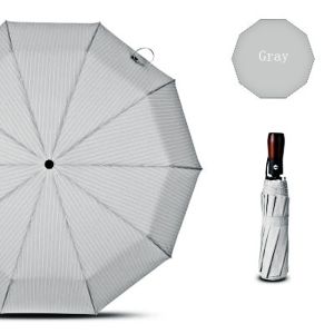 Practical 3-Fold Automatic Umbrella For Reliable Rain Protection