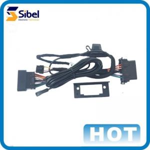 China Custom made overmolded wire harness automotive tracking alarm wire harness with OBD automobile connector on sale