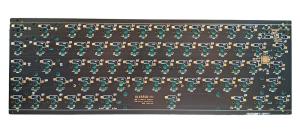 China Highleap electronic Keyboard Layout Design Qmk Via Type C RGB 65% Mechanical Hotswap PCB Keyboard Board on sale