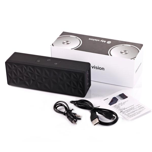 Small Audio Bluetooth Hiking Speaker BK3.0 1100mAh Bluetooth Cube Speaker