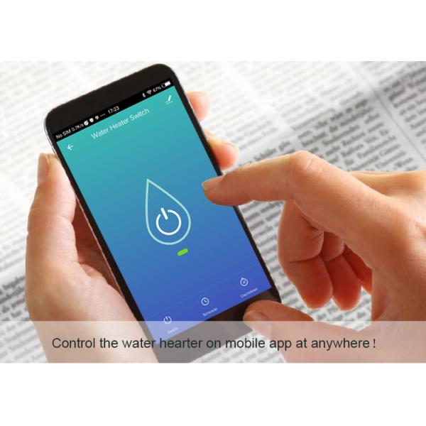 20A Tuya Smart Boiler Switch 4000W 3 Gang Smart Switch For Hot Water Heater