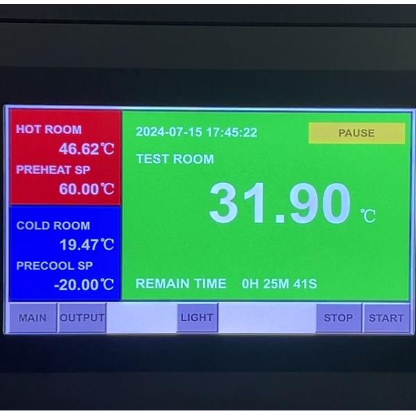 3 Boxes Water-Cooled Hot And Cold Thermal Testing Chamber With Standard IEC68-2-14 French “Tecumseh” Compressor