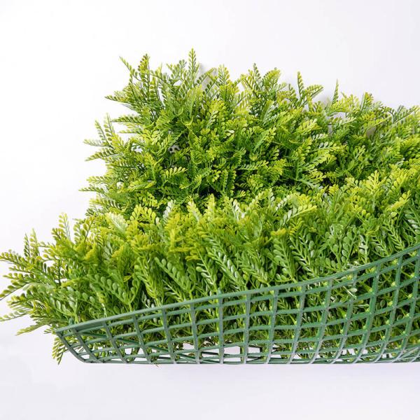Plastic Green Plant Artificial Grass Walls 30mm Boxwood Vertical Fence Decorative