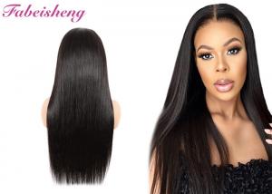 China Straight Front Lace Wigs with Cap Construction Lace Front - 10-40 Inch Length on sale