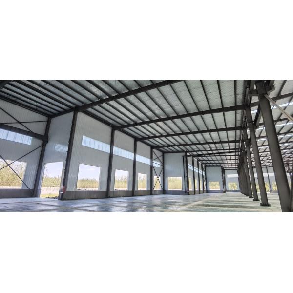 Q235B Steel Structure Building Prefabricated Steel Construction With Insulation Panel