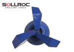 3"-15" Step / Chevron Drag Bits Tungsten Carbide Insert Bit For Soft To Medium