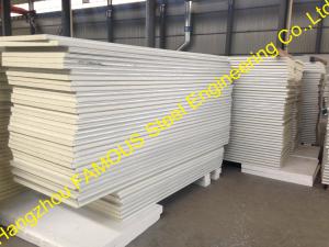 Quality Metal Roofing Insulated Sandwich Panels Fireproof , 100mm -150mm Foam for sale