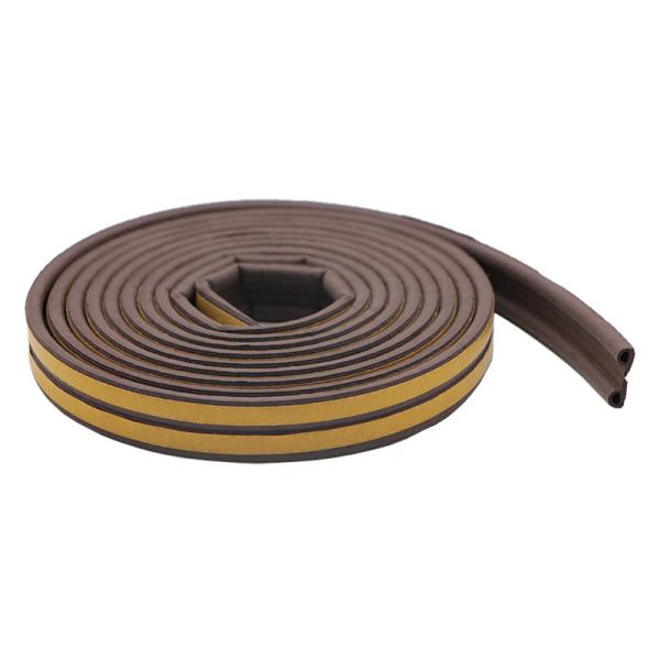 9x5.5mm EPDM Rubber Seals P Shape Weatherstrips For Door And Window