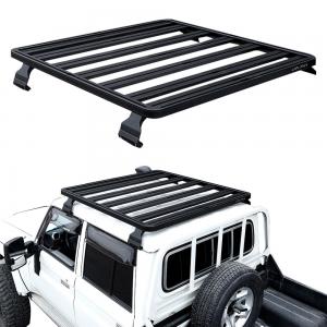 Quality 1400X1320mm Auto Universal Removable Aluminum Car Top Cargo Roof Rack for Toyota LC79 for sale
