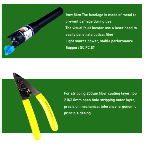 ISO9001 OEM Fiber Optic Cleaver Splicing FTTH Tool Kit