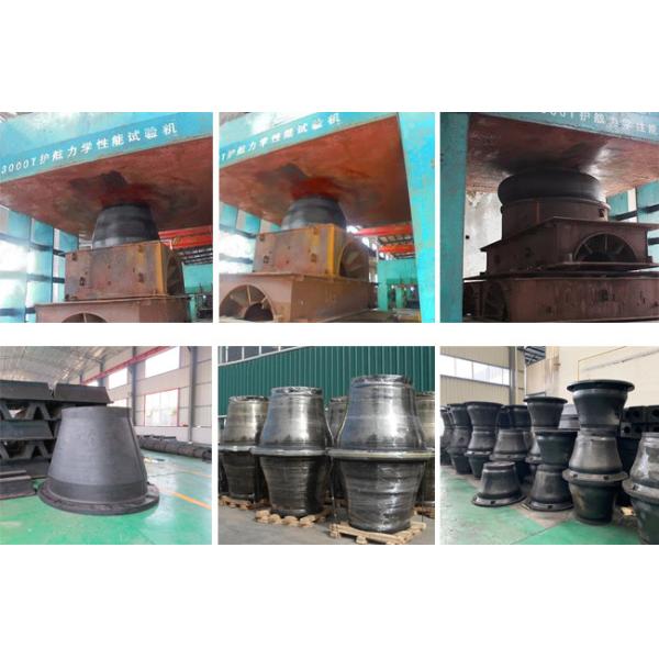 100% Natural Rubber Super Cone Fenders PIANC2002 ABS Certificate