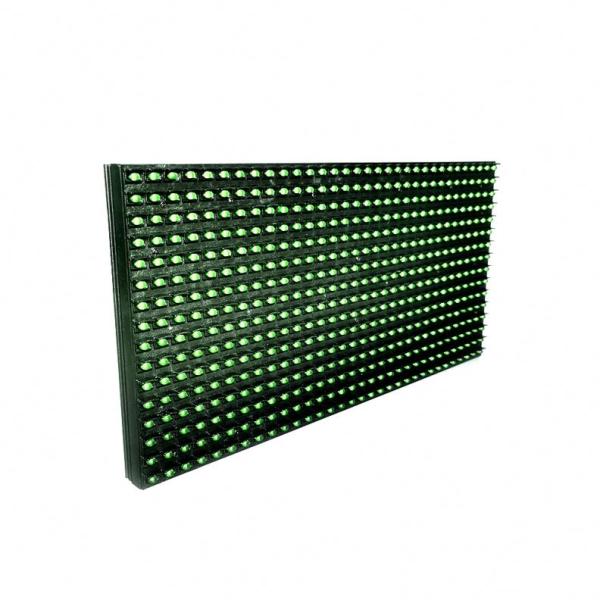P10 Single Green Led Display Module DIP Outdoor Waterproof 32*16 Matrix 1/4 Scan