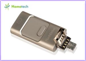 China Mobile Phone USB Storage 3 in 1 U-Disk Pendrive Multi-function OTG Card Reader Both for iPhone iOS & Samsung Android on sale