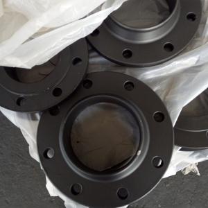 Quality B16.5 Forged Steel Flanges A234 WPB Black Oil ASME DN15 for sale