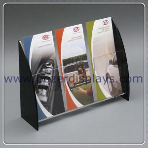 Quality 3 Pocket Plastic Brochure Display Holders for sale